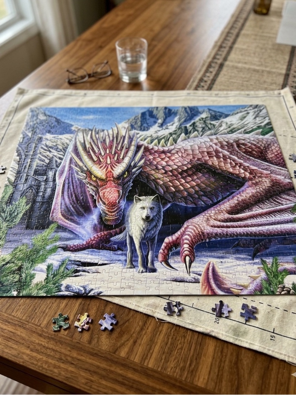Fantasy Dragon & Wolf Puzzle by Ceaco